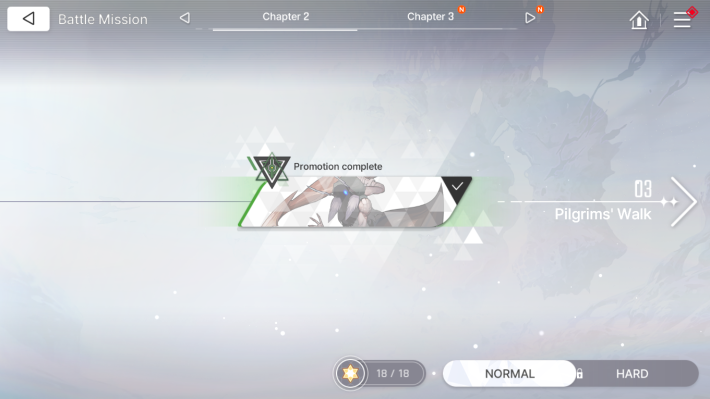 Clear Promotion Mission to Unlock Next Chapter