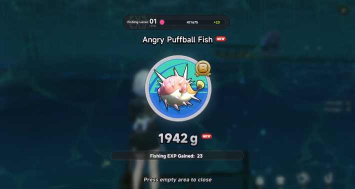 NTE Fish Caught