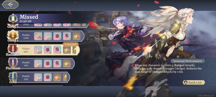 Sword of Convallaria (SoC) - Clash Divisions