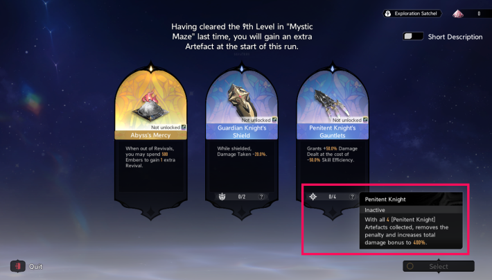 Duet Night Abyss Artefact Set Effect