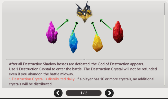 challenge god of des