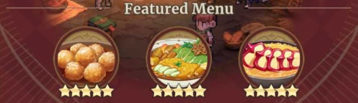 Sword of Convallaria (SoC) - Featured Menu