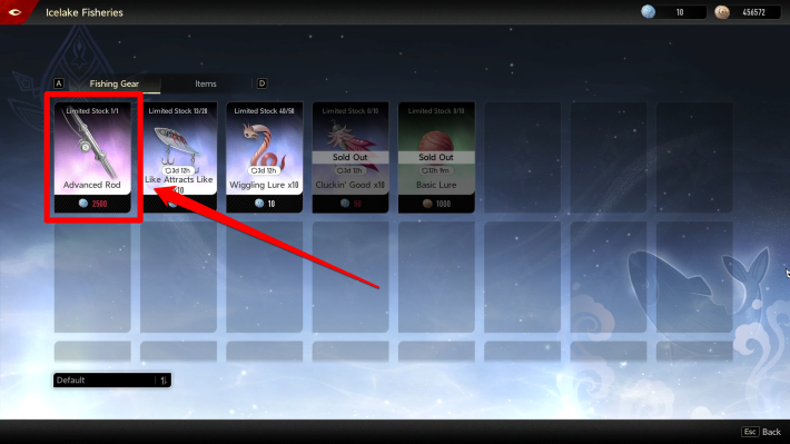 Duet Night Abyss (DNA) - Fising Rod Upgrade
