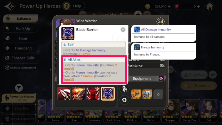 Freeze Immunity is a Must