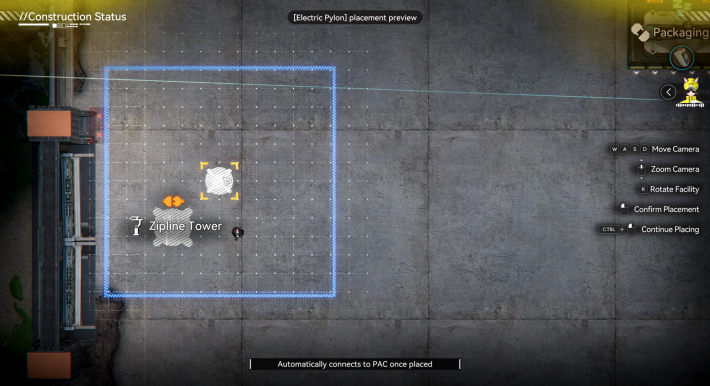 Arknights Endfield Building an Electric Pylon to Power a Zipline