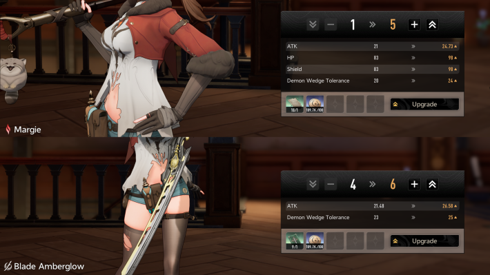 Character and Weapon enhancement