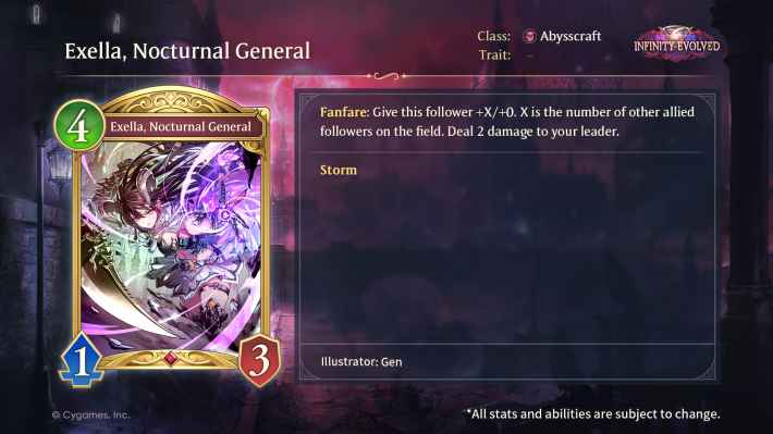 Exella, Nocturnal General