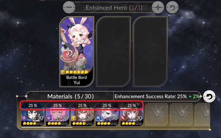 Power up success rate