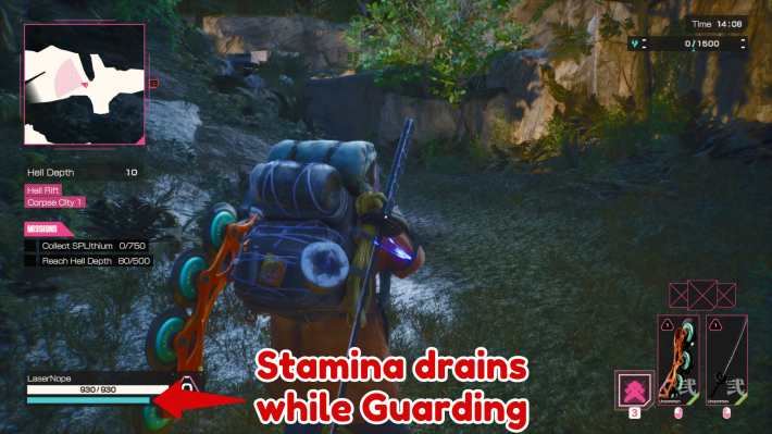 Let It Die Inferno Stamina