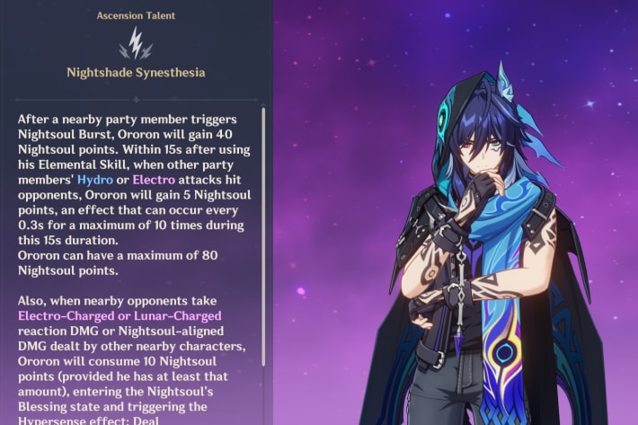 Ororon Nightsoul Burst Skill Effect