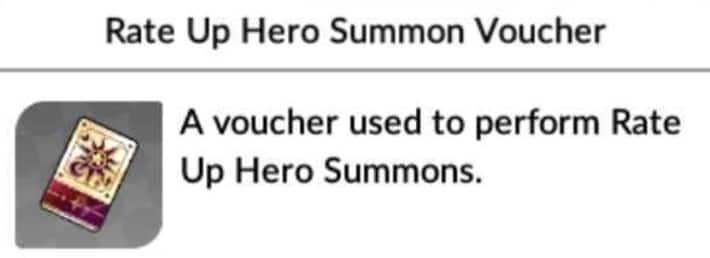 Seven Knights Re:BIRTH - Rate Up Hero Summon Voucher