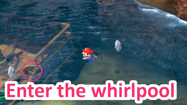 Enter the whirlpool