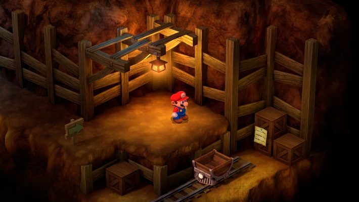 You Can Also Play Directly from the Mine Cart Platform