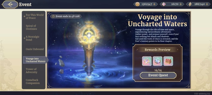 Sword of Convallaria (SoC) - Voyage into Uncharted Waters