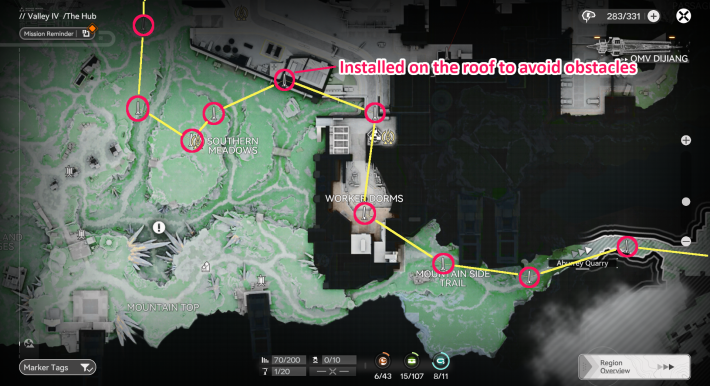 Ruta de energía recomendada a la Cantera Aburrey en Arknights: Endfield