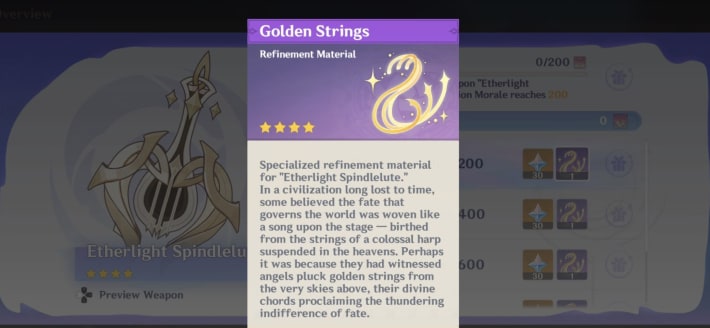 Golden Strings