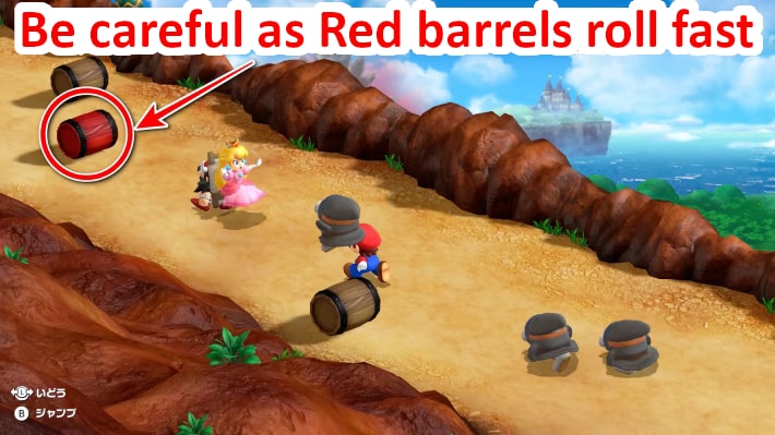 Red barrels