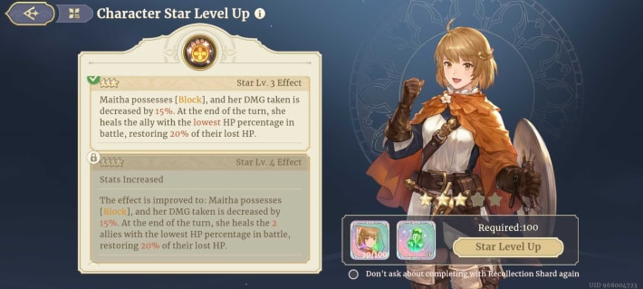 Sword of Convallaria (SoC) - Maitha