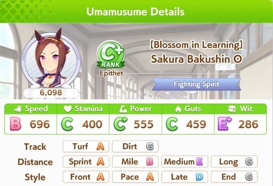 A feature where you actually raise Umamusume