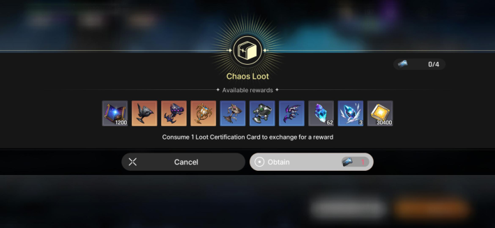 Chaos Zero Nightmare Zero System Rewards