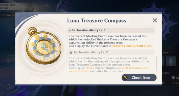 Required To Increase Lunar Compass