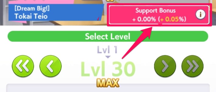 Acquire Support Bonus