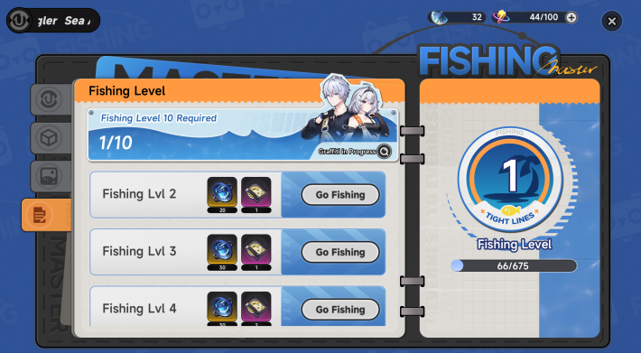 NTE Fishing Level