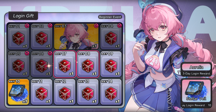 ของขวัญล็อกอิน NTE