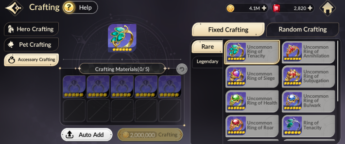 Fixed Crafting Image