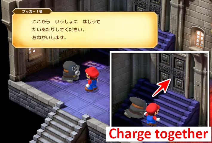 Charge door with Snifit