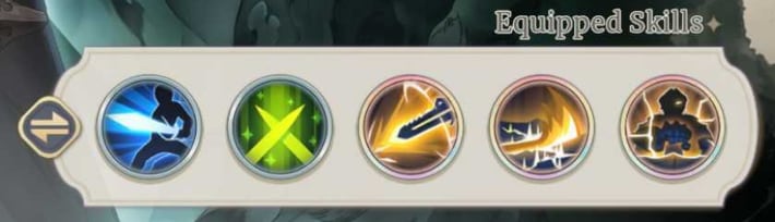 Sword of Convallaria (SoC) - Equipped Skills