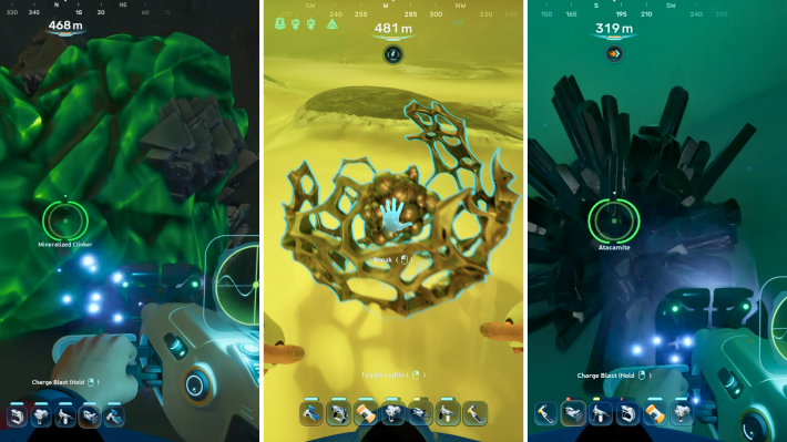 Subnautica 2 Mineralized Clinker, Axum Bacterial Culture, and Atacamite