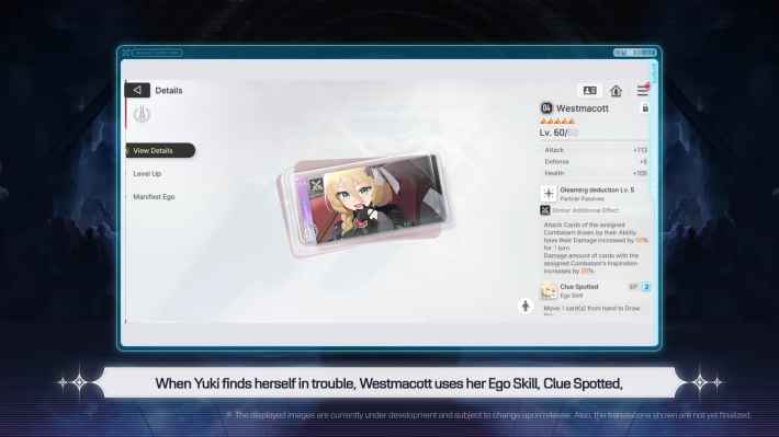 Partner Westmacott Character Introduction