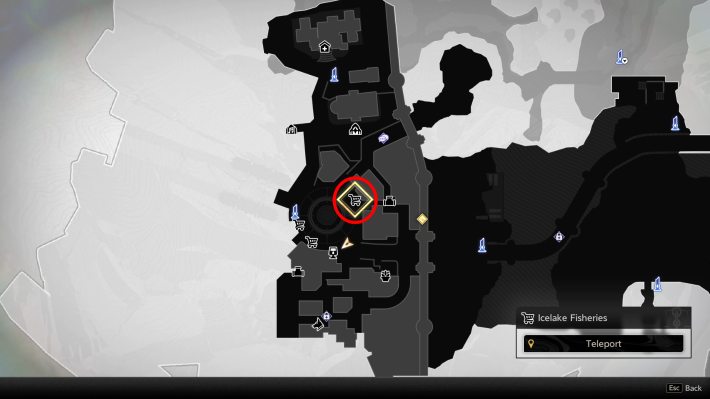 Duet Night Abyss (DNA) - Icelake Fisheries Map