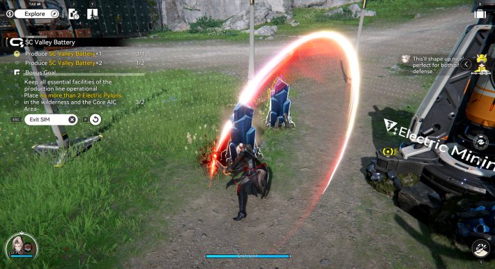 Arknights Endfield Mining a Ferrium Node