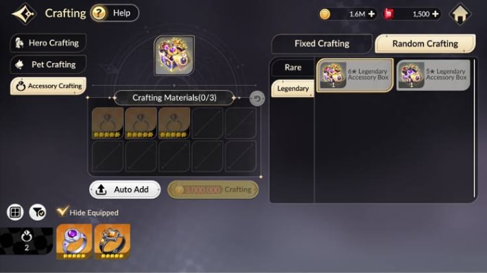 Acessory Crafting Image