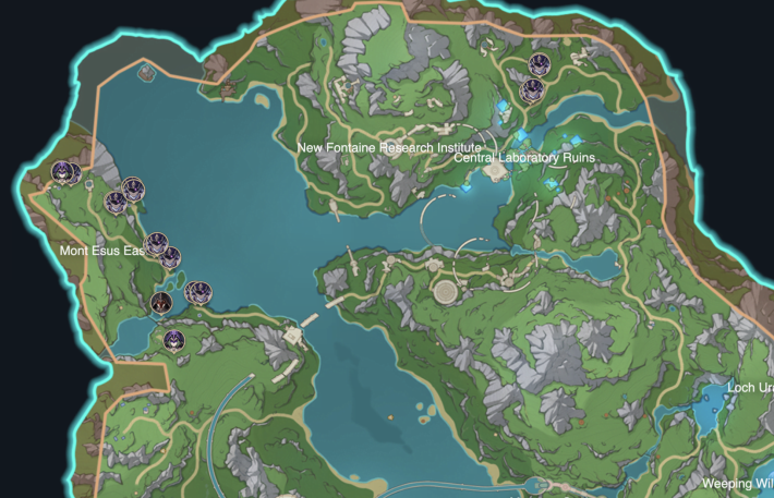 Fatui fontaine locations