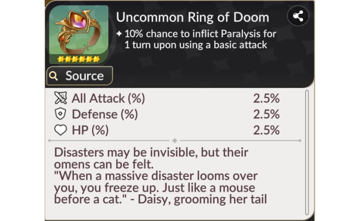 Equip the Ring of Doom