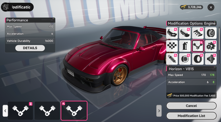 Modificación de coches