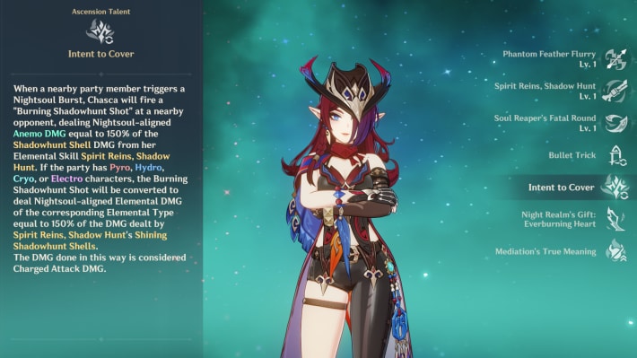 Chasca Nightsoul Burst Effect