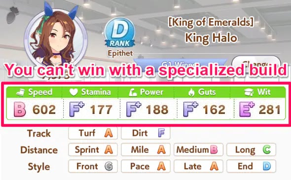 Stamina Causes Med-Long Distance Losses