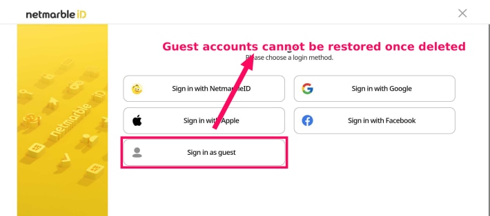 Guest Accounts Cannot Be Recovered