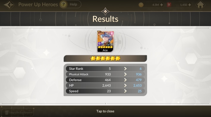 Seven Knights Re:BIRTH (7K Rebirth) - Ace Rank Up