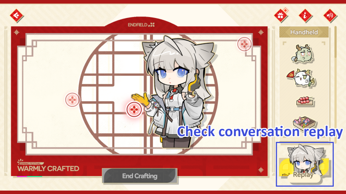 Check conversation replay