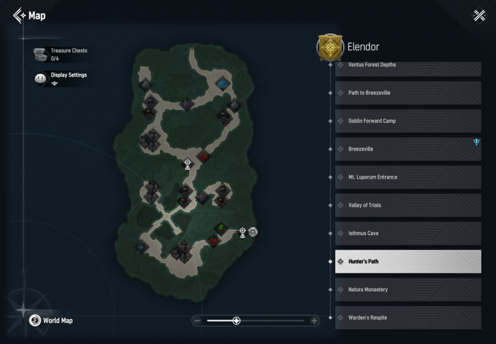 Hunter's Path Map Treasure Chest and Item Locations | Mongil: Star Dive ...