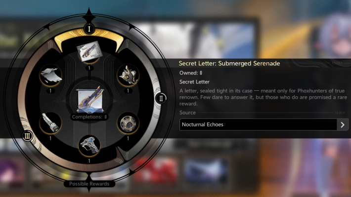 Submerged Serenade Secret Letter