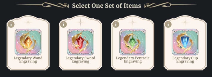 Sword of Convallaria (SoC) - Legendary Engravings