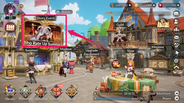 Participate in Story Events