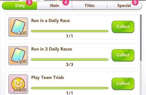 Mission Rewards