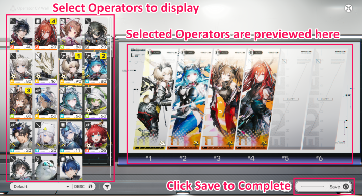 การแก้ไข Operator CV Wall
